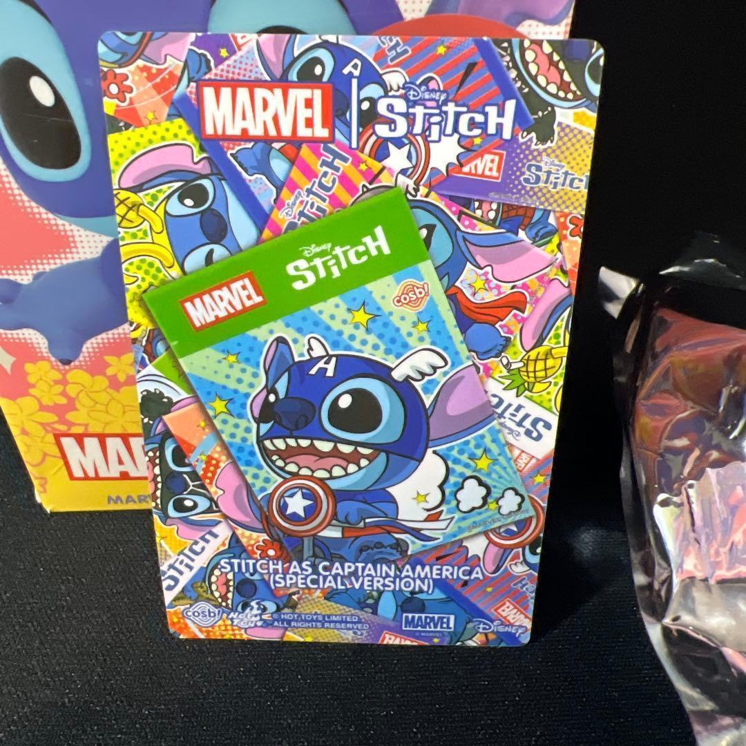 シークレット スティッチ × マーベルコラボ フィギュア ホットトイズ
