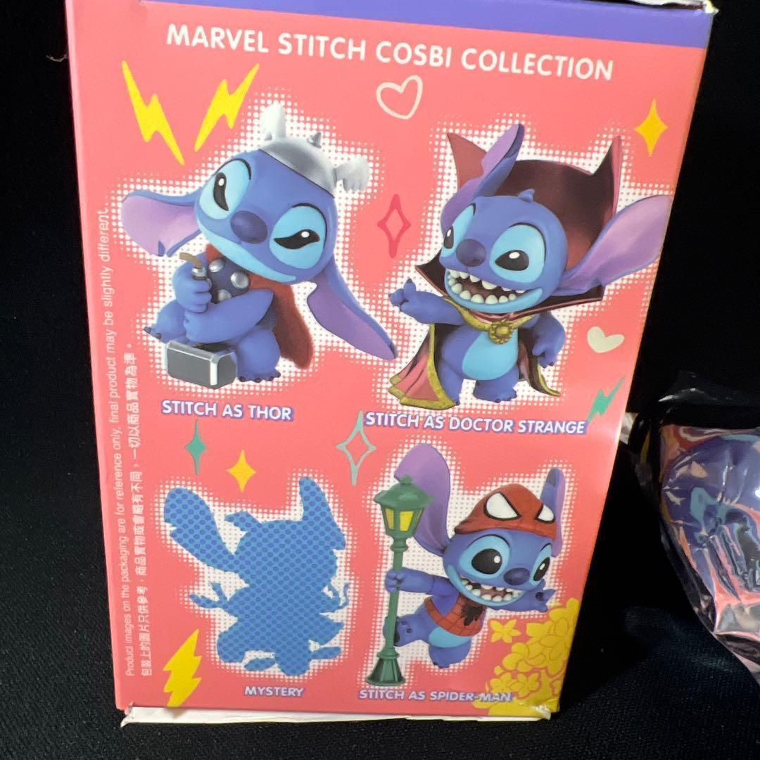 シークレット スティッチ × マーベルコラボ フィギュア ホットトイズ