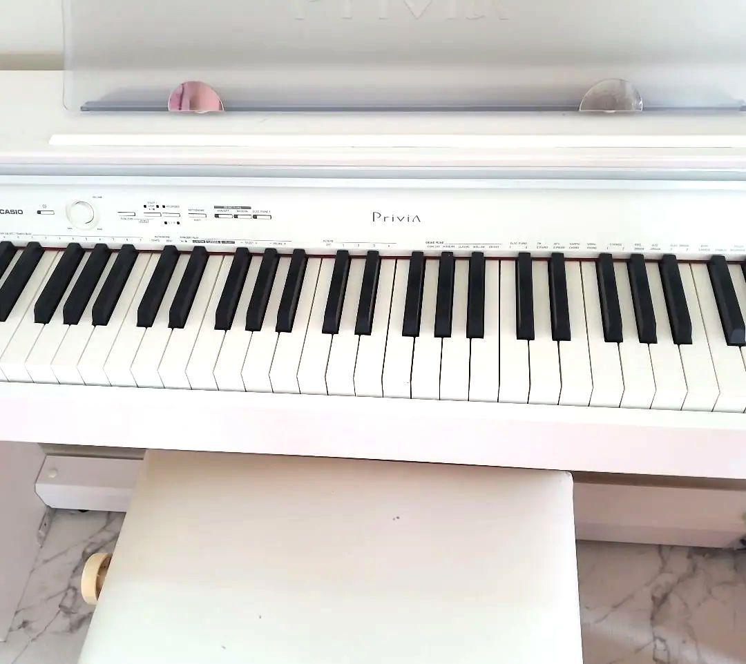 専用CASIO PX-760 ホワイト デジタルピアノ 椅子付き