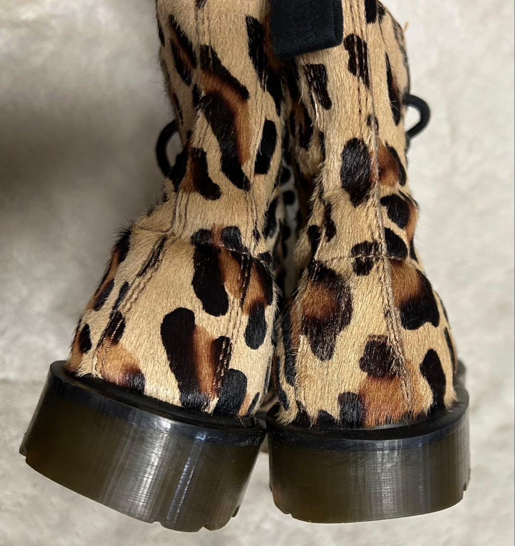 Dr.Martens/ドクターマーチン/8ホール/ブーツ/UK4/レオパード