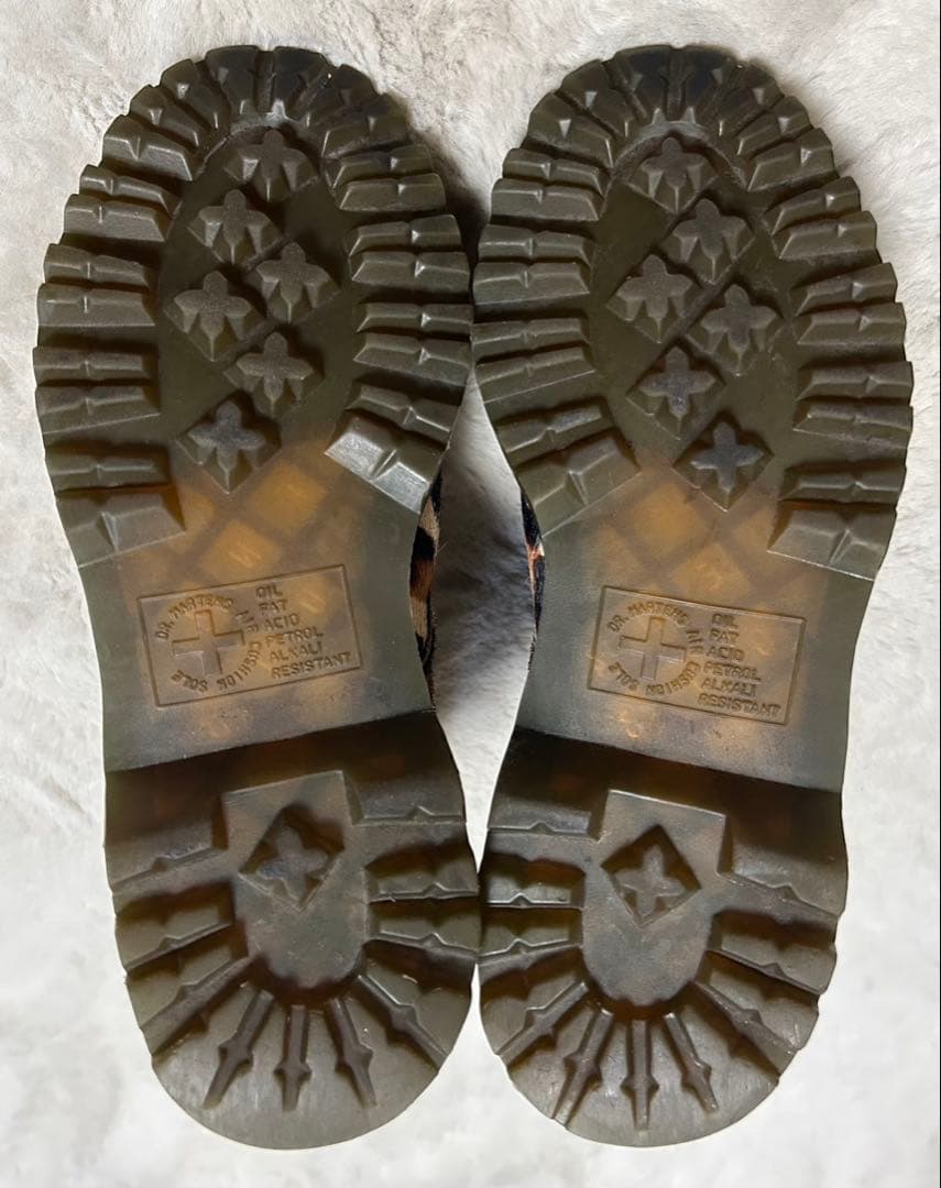 Dr.Martens/ドクターマーチン/8ホール/ブーツ/UK4/レオパード