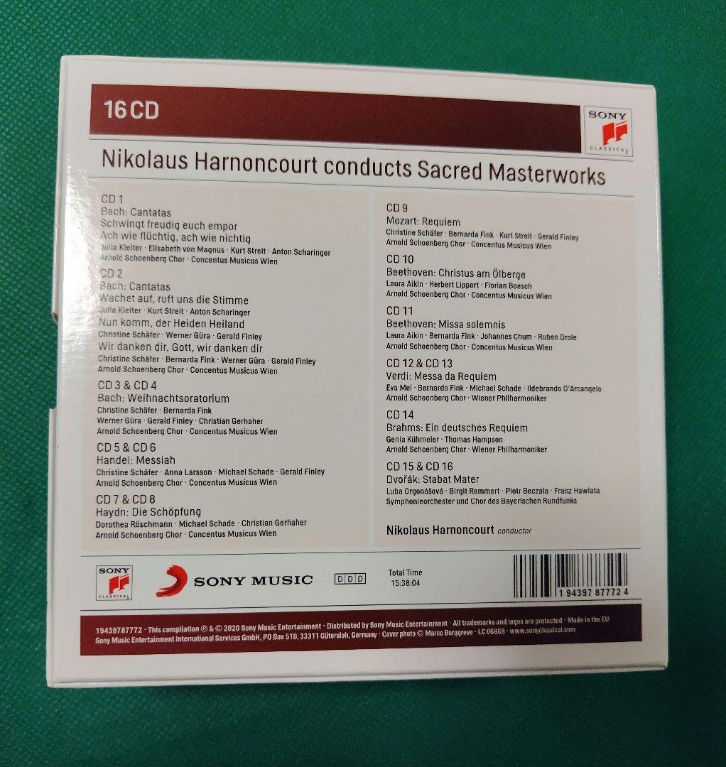 （16CD）ニコラウス・アーノンクール／宗教的作品録音集