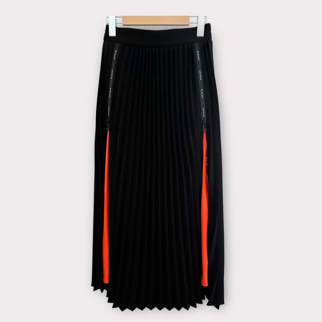 【新品⭐︎未使用】 Risley/リズレー　ロゴジッププリーツスカート卒業式入学式
