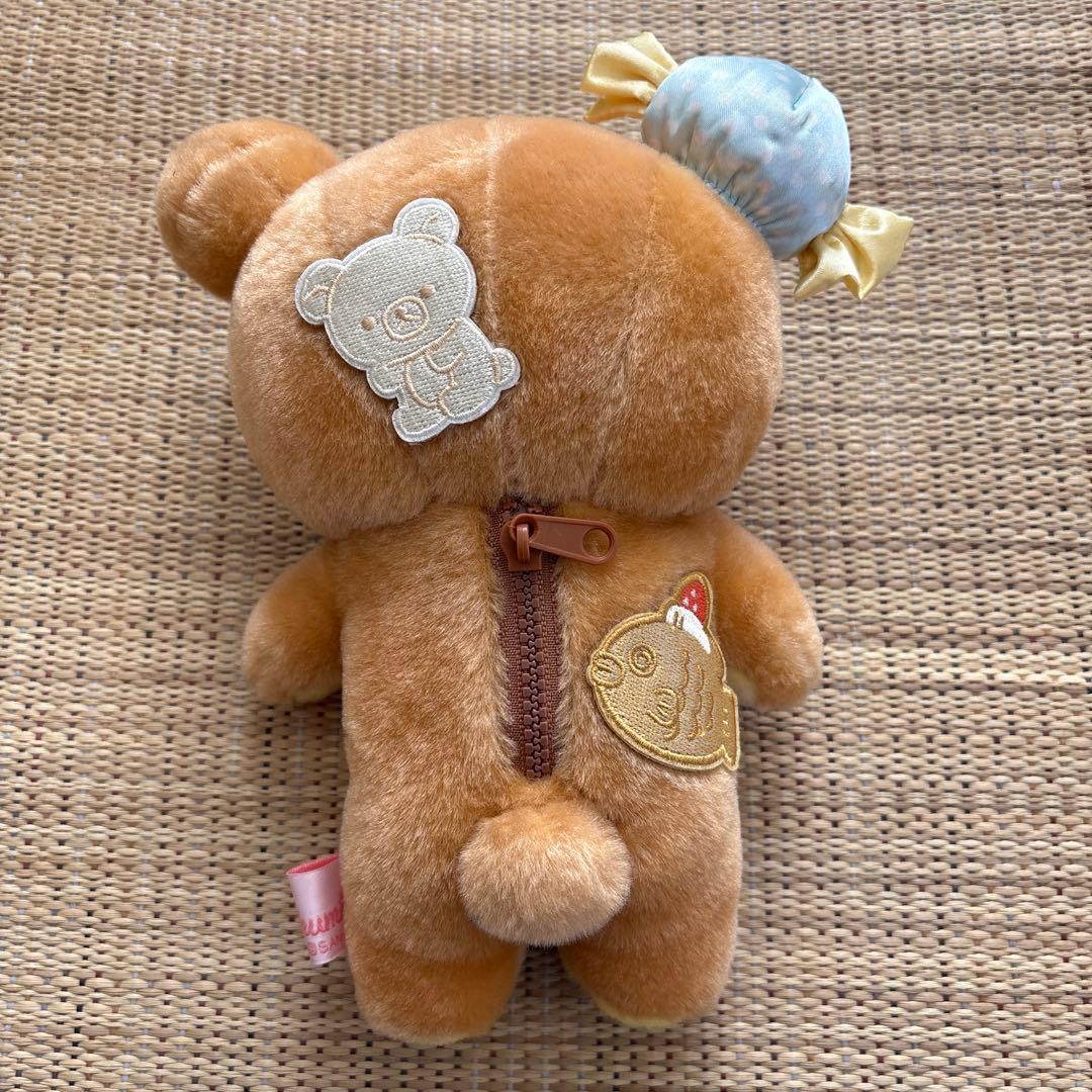 レア タグ付き リラックマ ぬいぐるみ おかしな遊園地 ワッペン