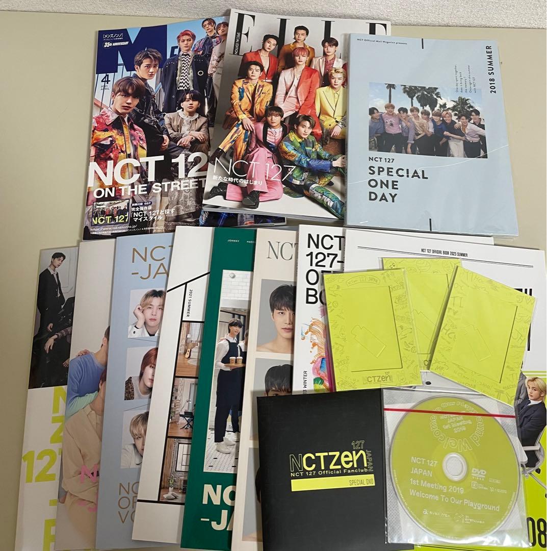 NCT127 ファンクラブ会報1〜8 DVD トレカスタンド 雑誌