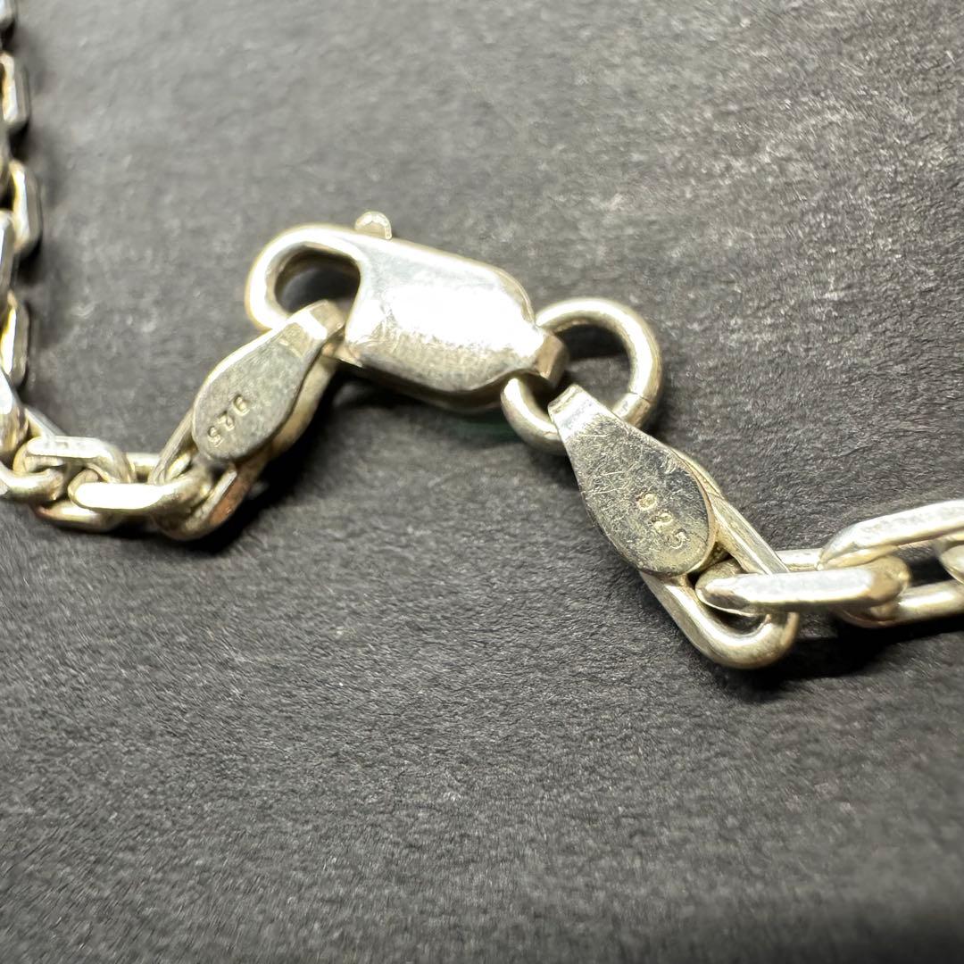【太め 45㎝ 11g】太角チェーンネックレス silver925
