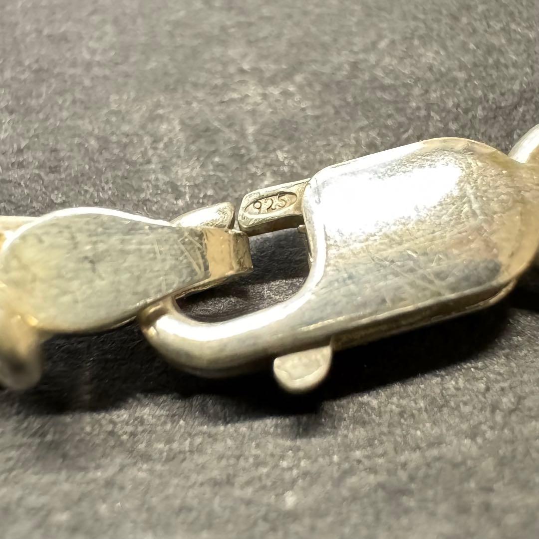 【太め 45㎝ 11g】太角チェーンネックレス silver925