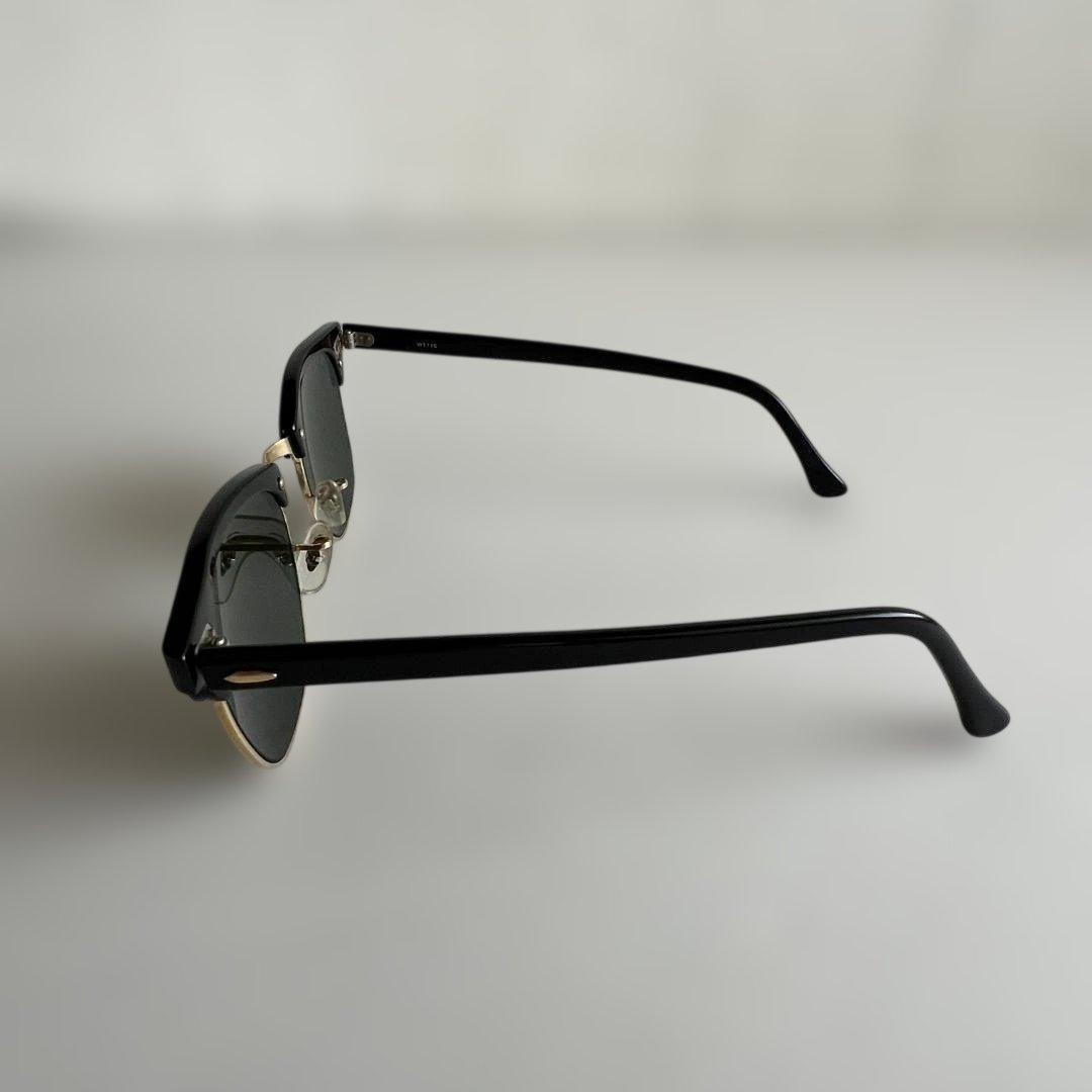 希少✨RaybanレイバンW1115 USA製 クラブマスターB&L