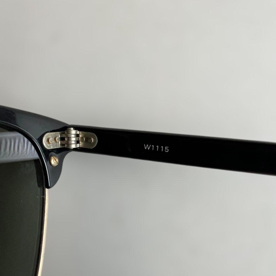 希少✨RaybanレイバンW1115 USA製 クラブマスターB&L