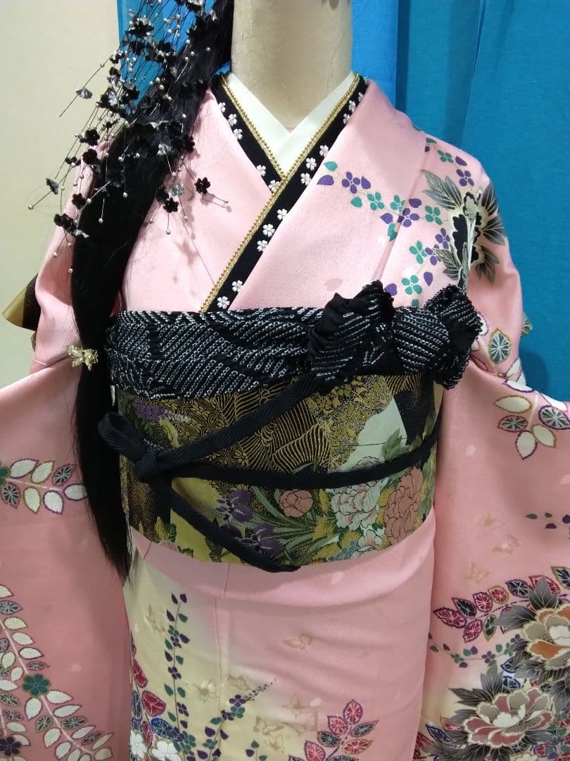 振袖フルセット、正絹振袖、成人式、重ね衿、帯揚げ帯締め、袋帯、長襦袢、ガード加工