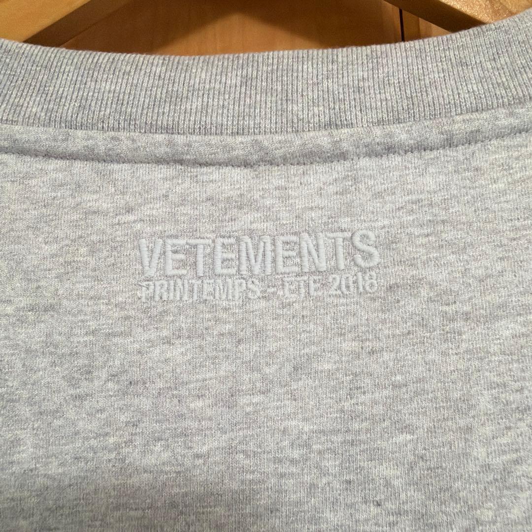 L*y様 VETEMENTS 18SS ベースボールロゴオーバーサイズTシャツ