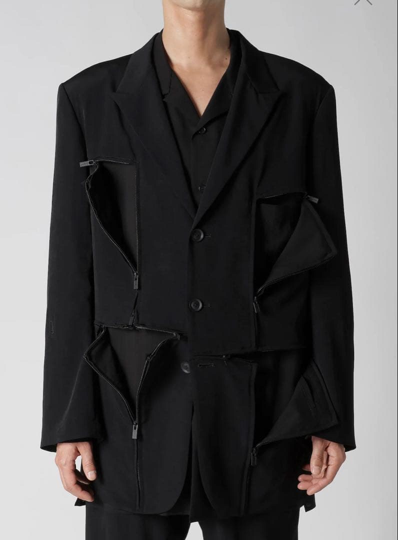 ヨウジヤマモト TA TUXEDO ZIP DETAIL JACKET25SS
