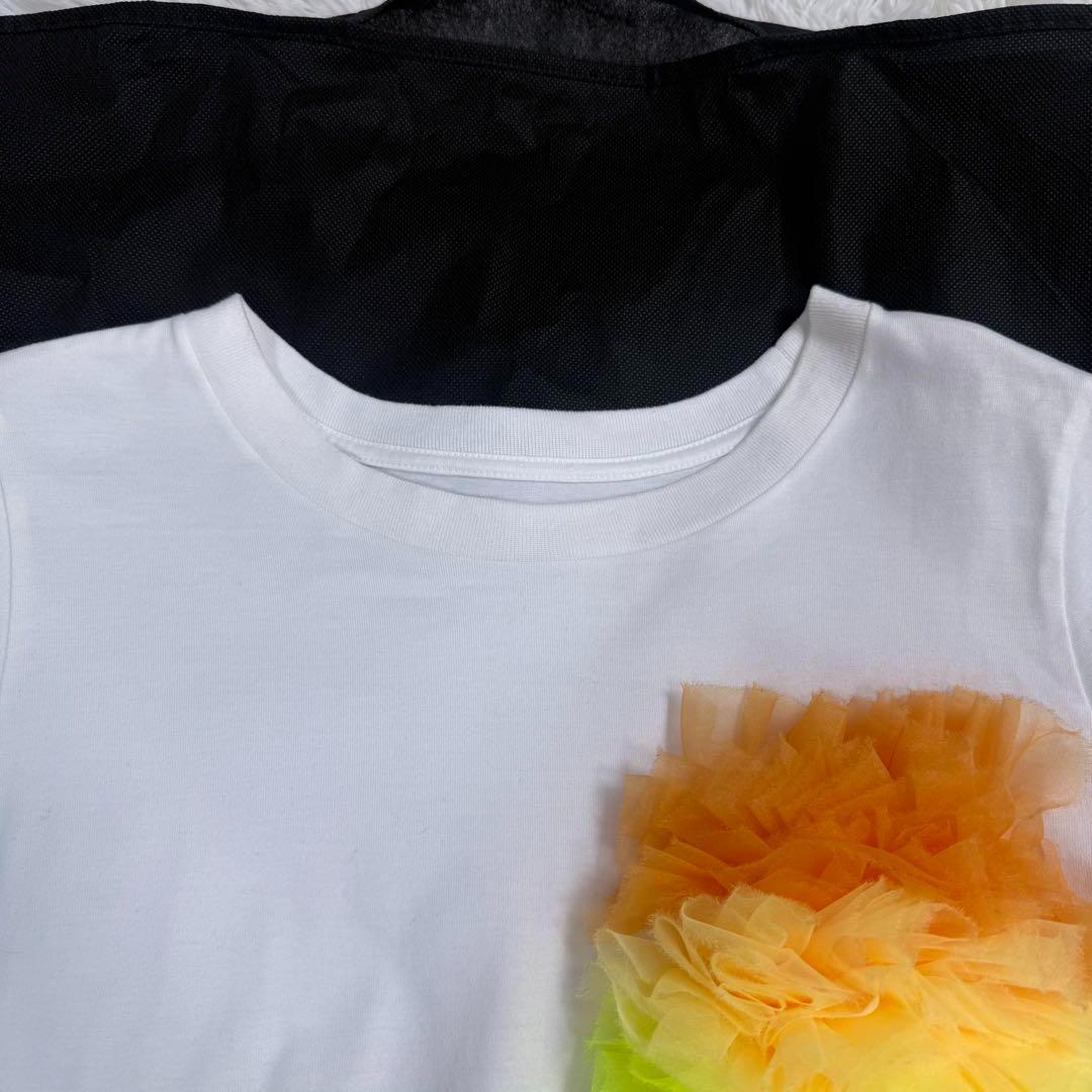 トモコイズミ FRILL POCKET T-SHIRT ラッフルTシャツ　半袖