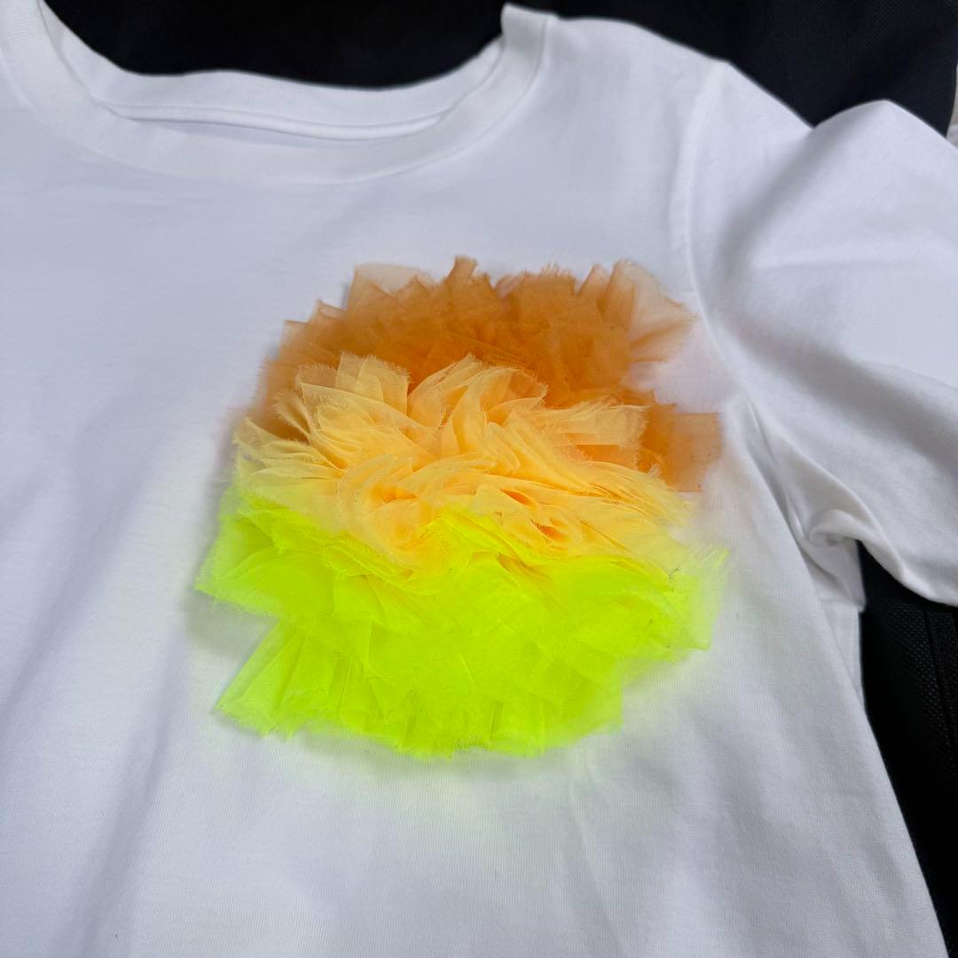 トモコイズミ FRILL POCKET T-SHIRT ラッフルTシャツ　半袖