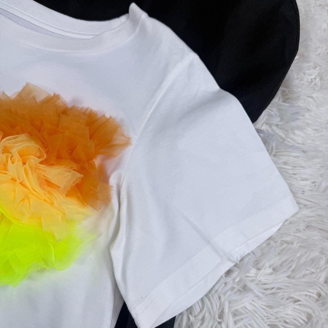 トモコイズミ FRILL POCKET T-SHIRT ラッフルTシャツ　半袖