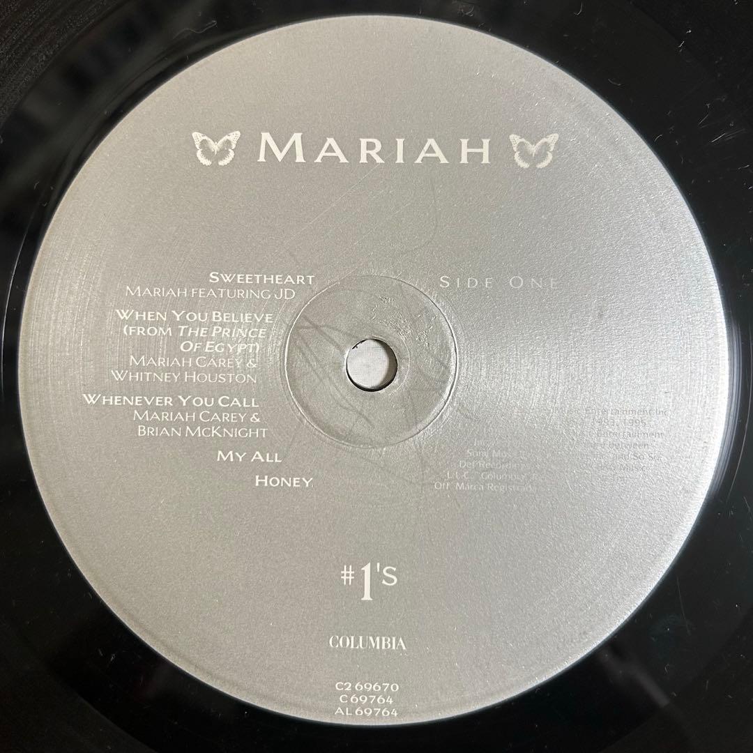 【USオリジナル】Mariah Carey / #1's 2LPレコード