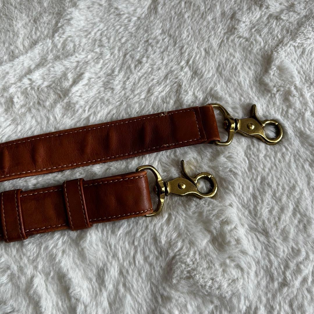 OLD COACH ボストンバッグ　2way　レザー　ブラウン　大容量　USA製