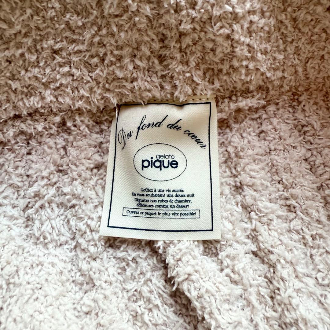 美品 gelato pique ベーシックパウダープルオーバー ロングパンツ