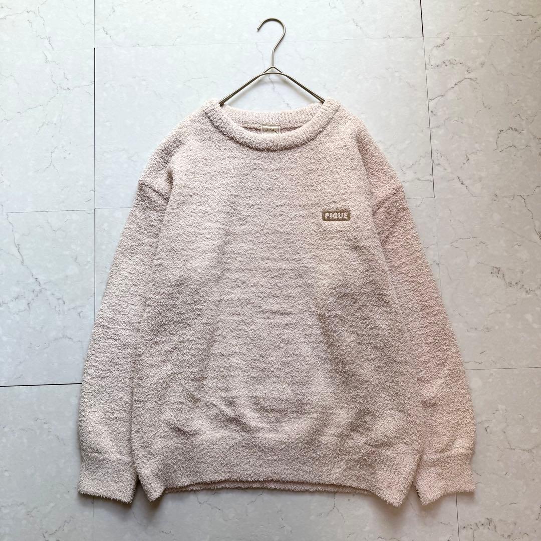 美品 gelato pique ベーシックパウダープルオーバー ロングパンツ
