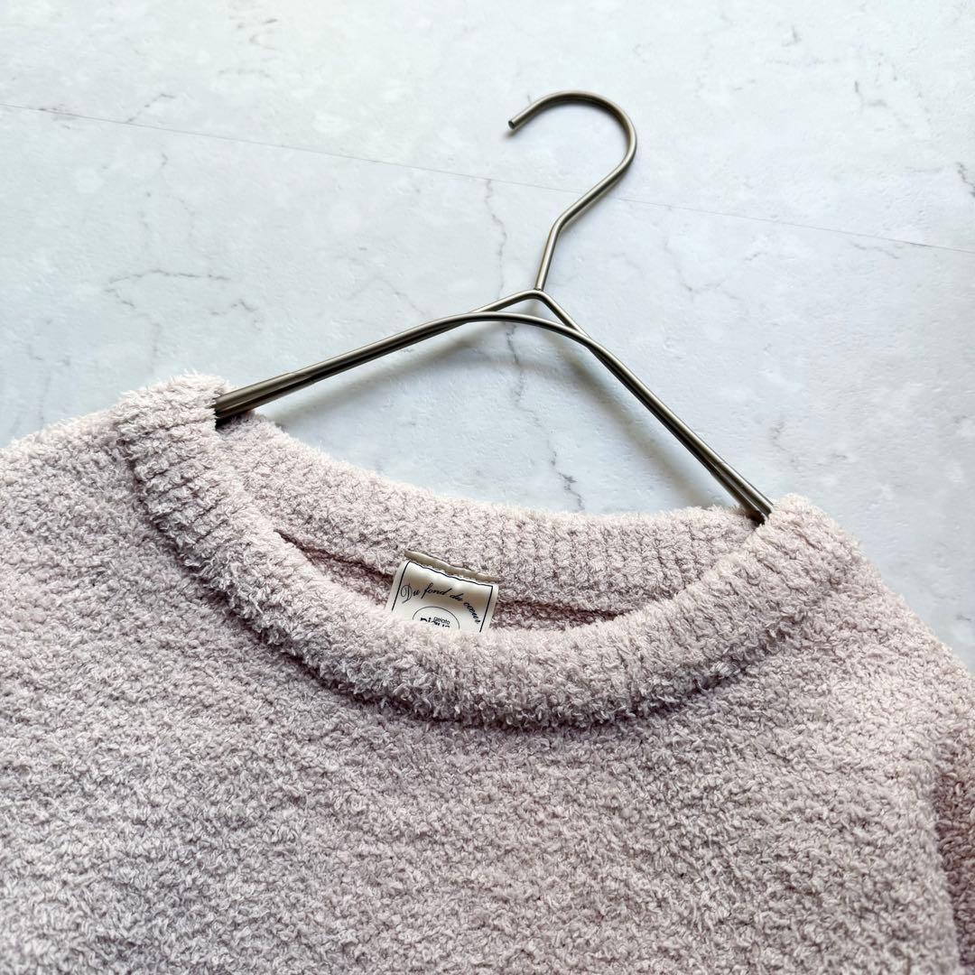 美品 gelato pique ベーシックパウダープルオーバー ロングパンツ
