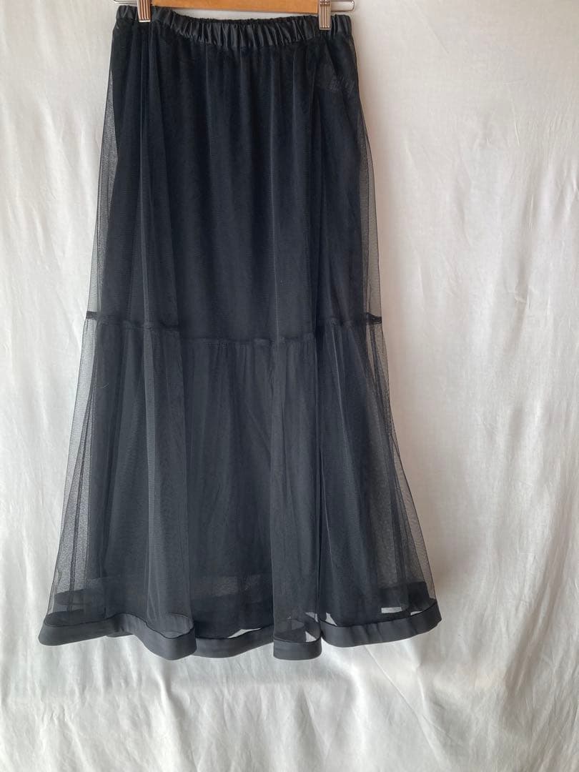 SLOBE IENA 人気完売　チュールギャザースカート