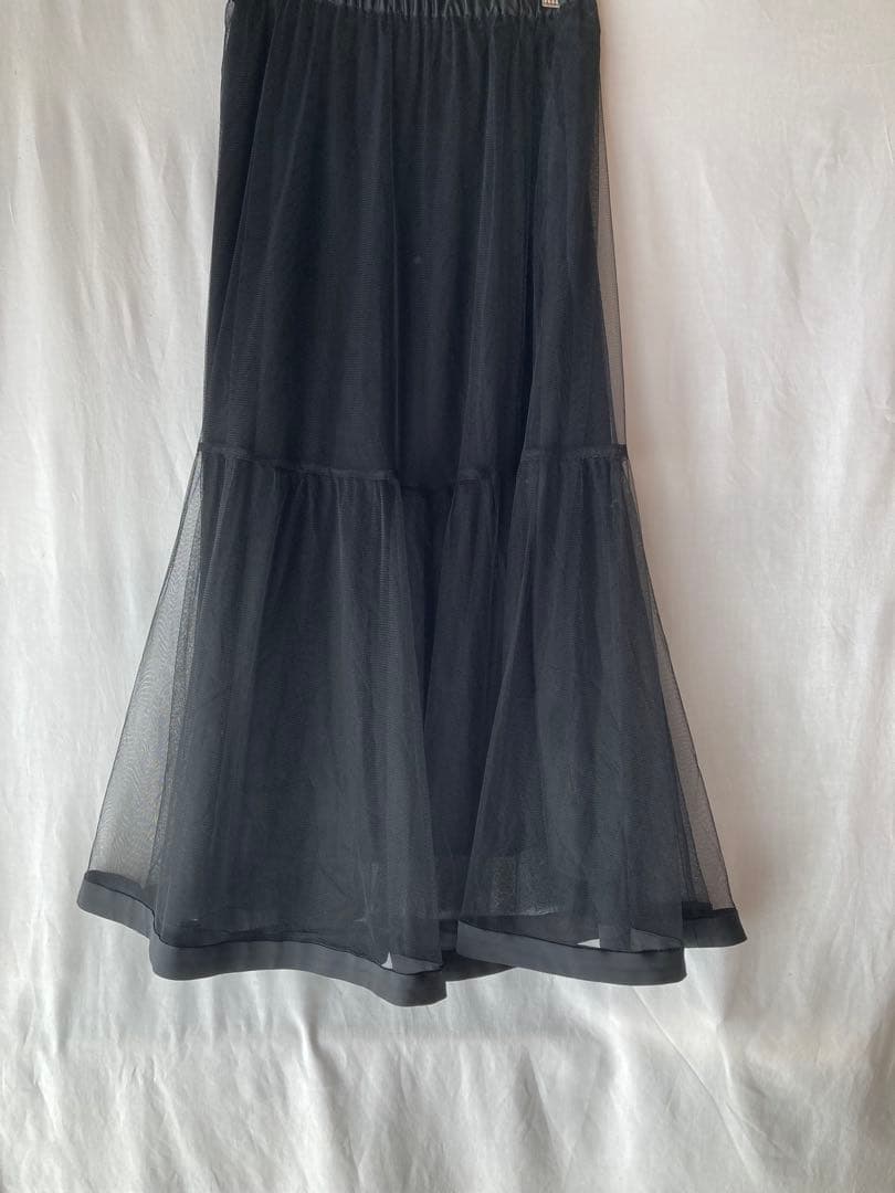 SLOBE IENA 人気完売　チュールギャザースカート