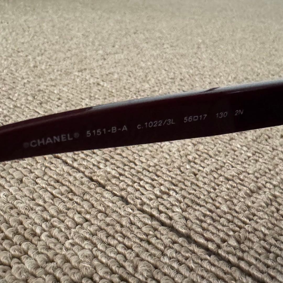 【CHANEL】シャネル サングラス レディース バーガンディ