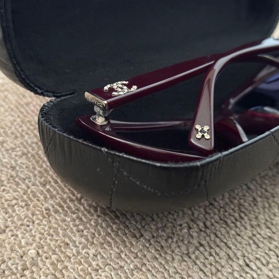 【CHANEL】シャネル サングラス レディース バーガンディ