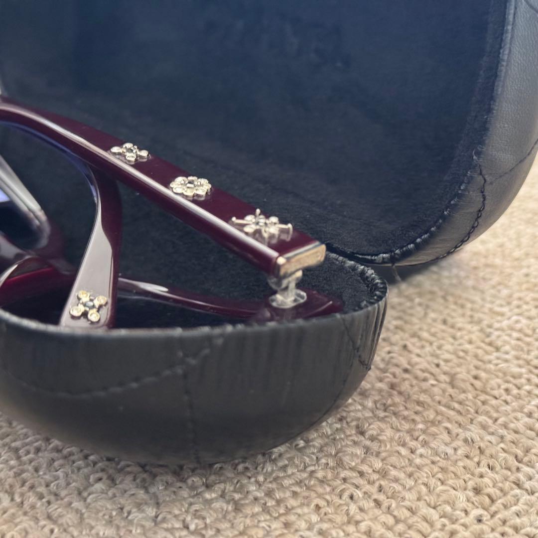 【CHANEL】シャネル サングラス レディース バーガンディ