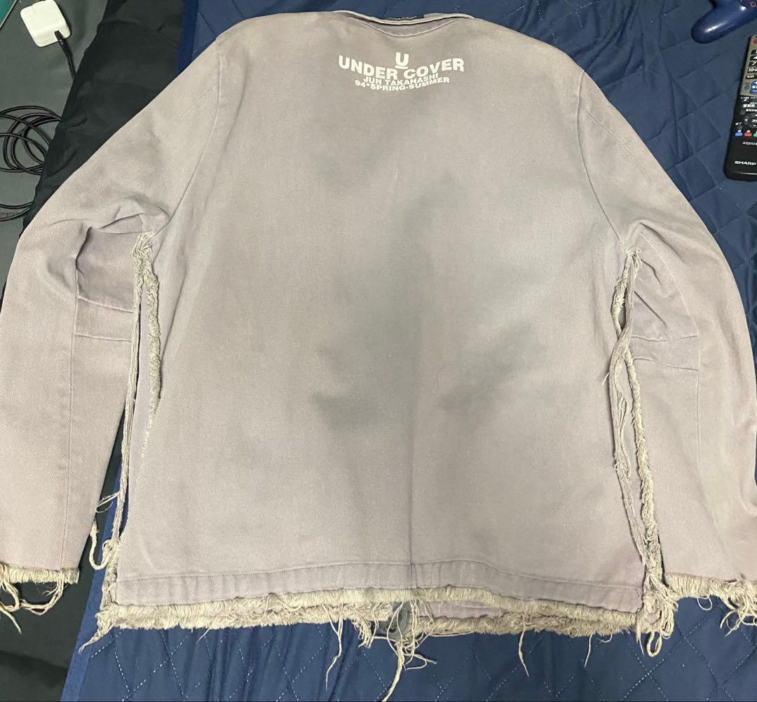 UNDERCOVER 94ss ほつれコーチジャケット　グレージュ　初期