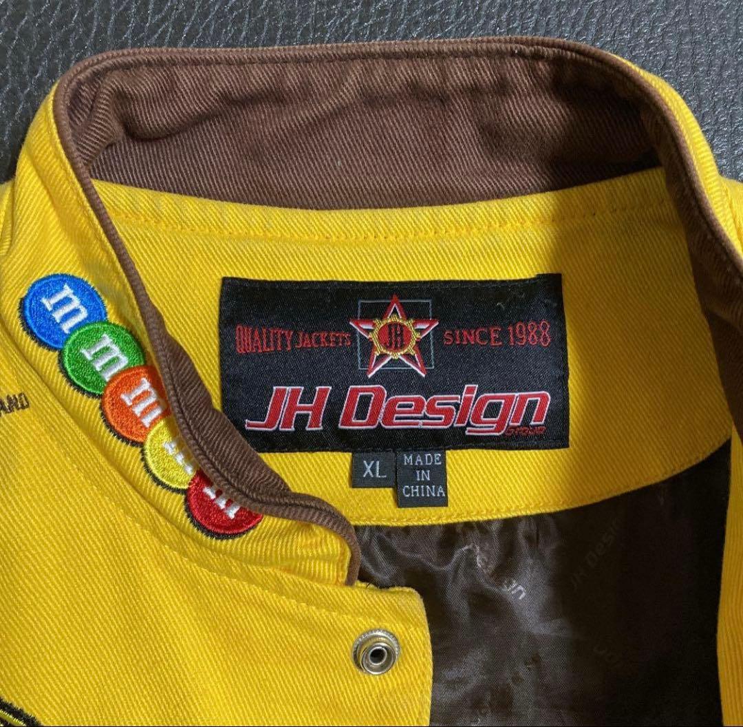 古着 m&m's XL レーシングジャケット JH design