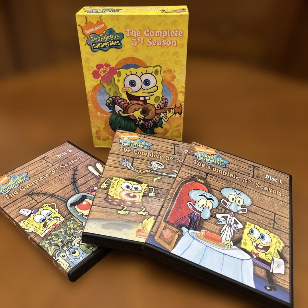 スポンジボブ DVDまとめて コンプリートBOX1〜3 原始時代へ行く