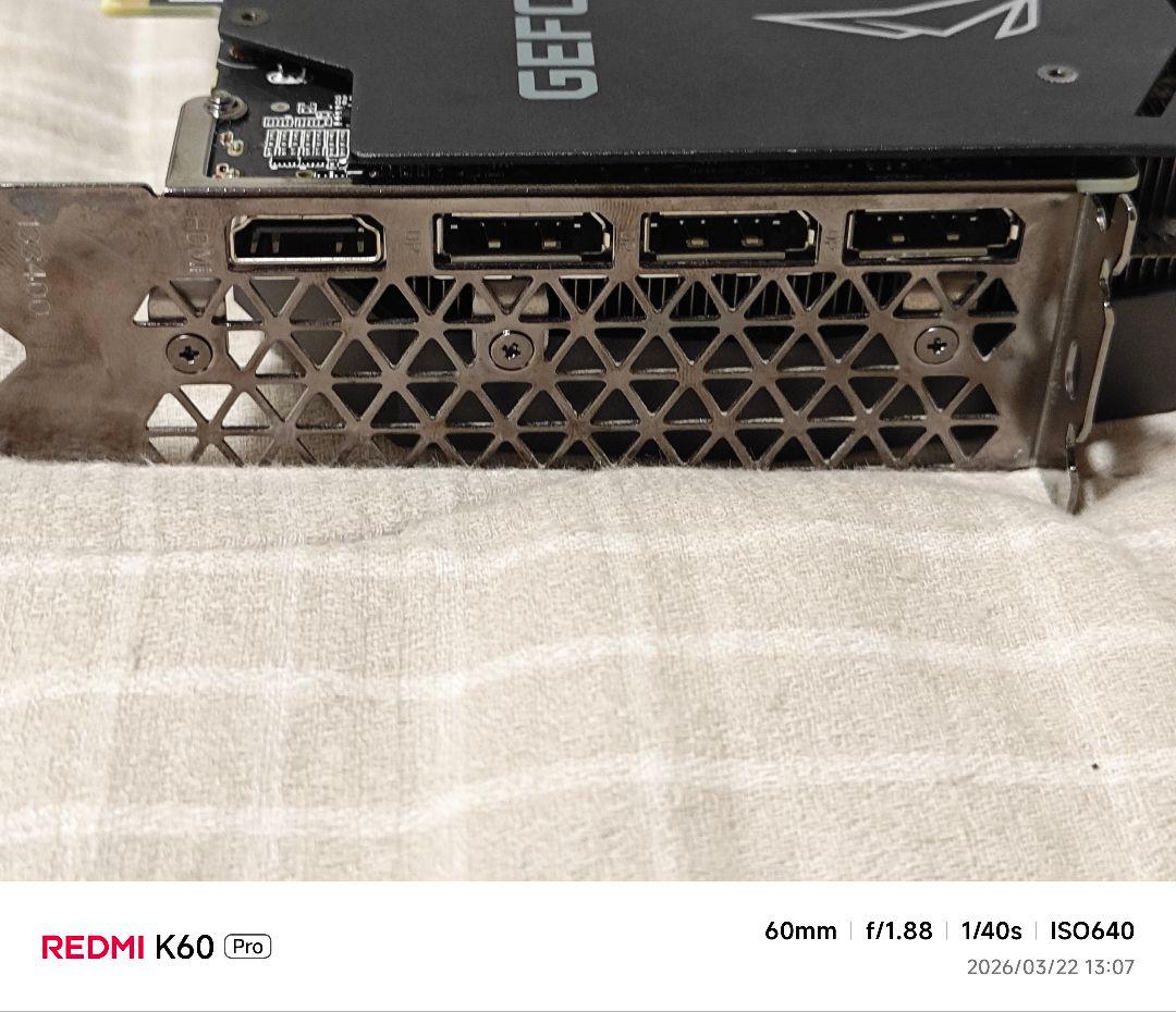 ZOTAC RTX3060Ti OC AMP LHR 8GB GDDR6 動作◎