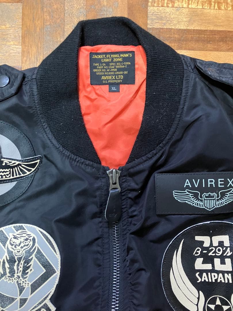 AVIREX L-2A フライトジャケット トップガンモデル XL
