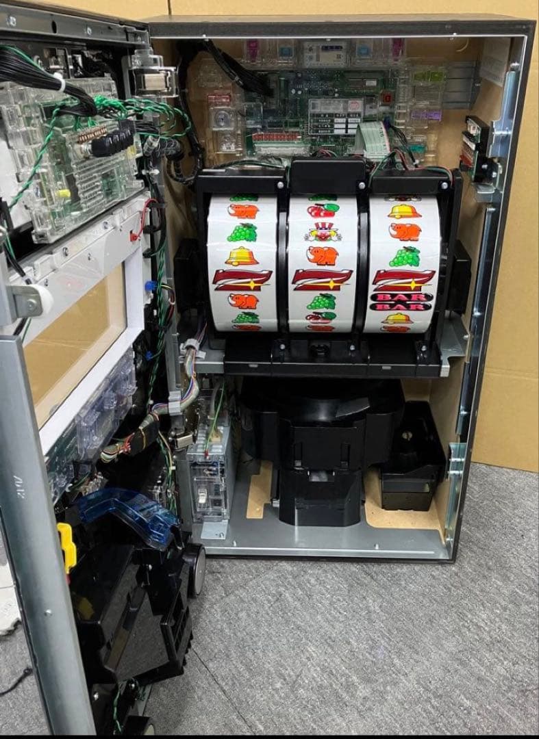 パチスロ実機 SアイムジャグラーEX-TP 緑 不要機付 ⭕️送料無料⭕️