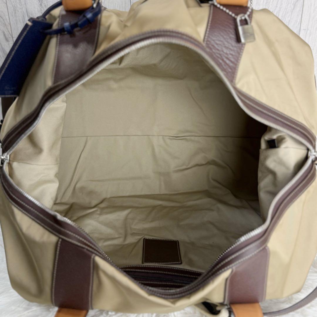 美品♡パドロック♡鍵付♡COACH コーチ 2way ボストンバッグ