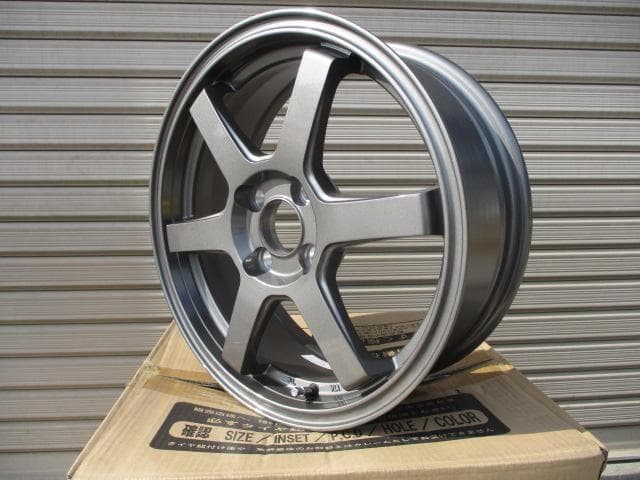 送料込み☆新品S6ガンメタ　16×6J　４本　アクア・ヤリス・カスタム軽カー