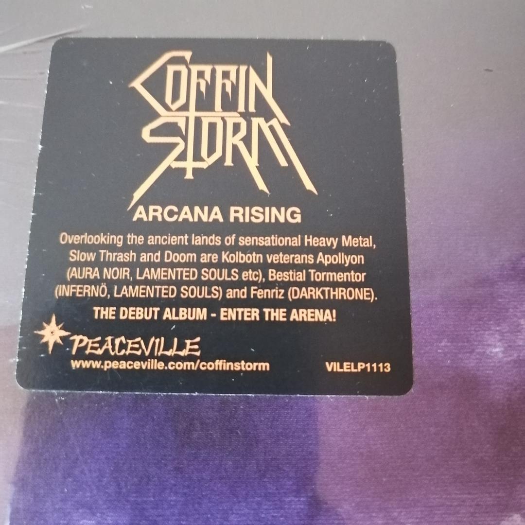 洋楽 LP Coffin Storm - Arcana Rising (black)