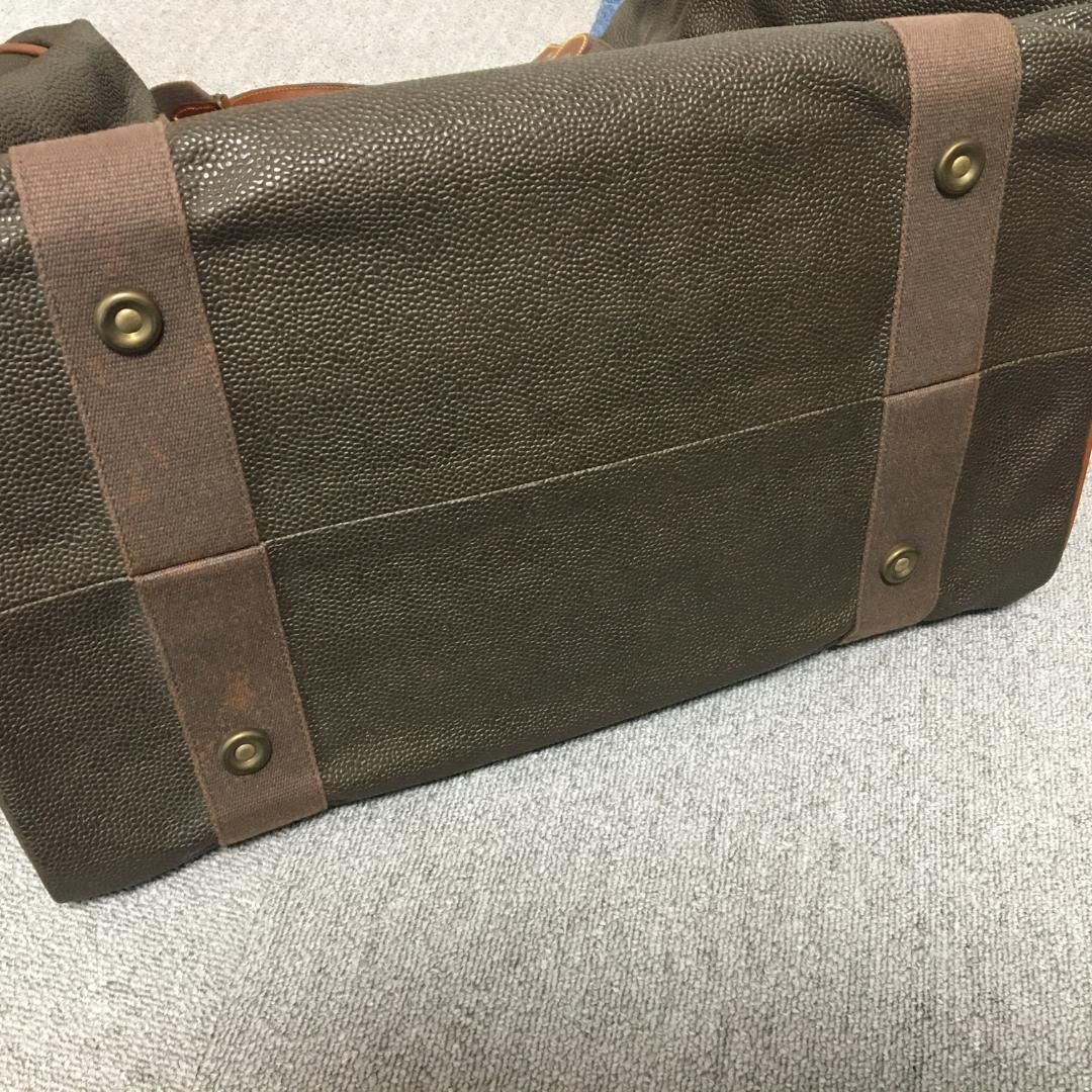 【未使用 汚れあり 南京錠本体欠品】Mulberry 長期保管 ボストンバッグ