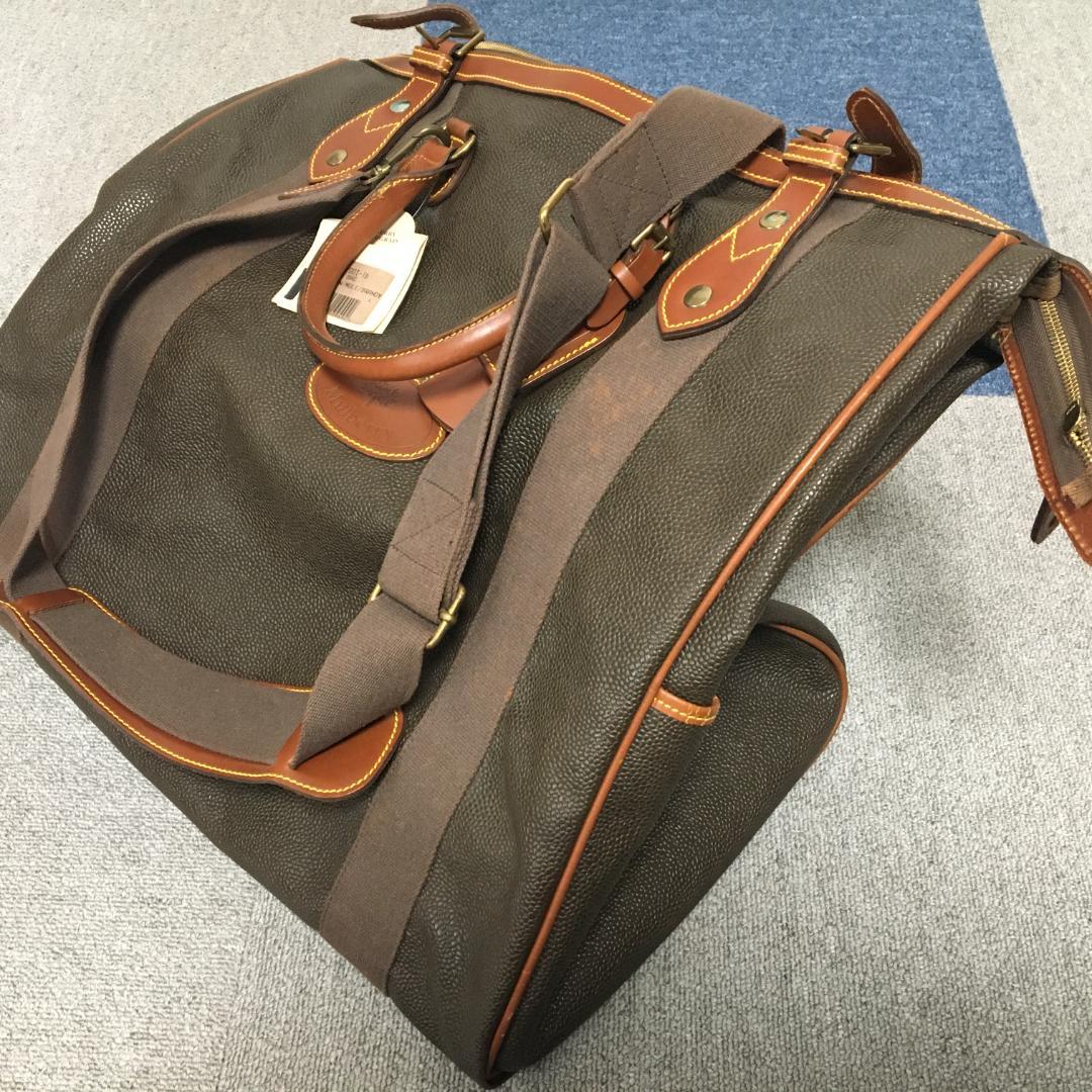 【未使用 汚れあり 南京錠本体欠品】Mulberry 長期保管 ボストンバッグ