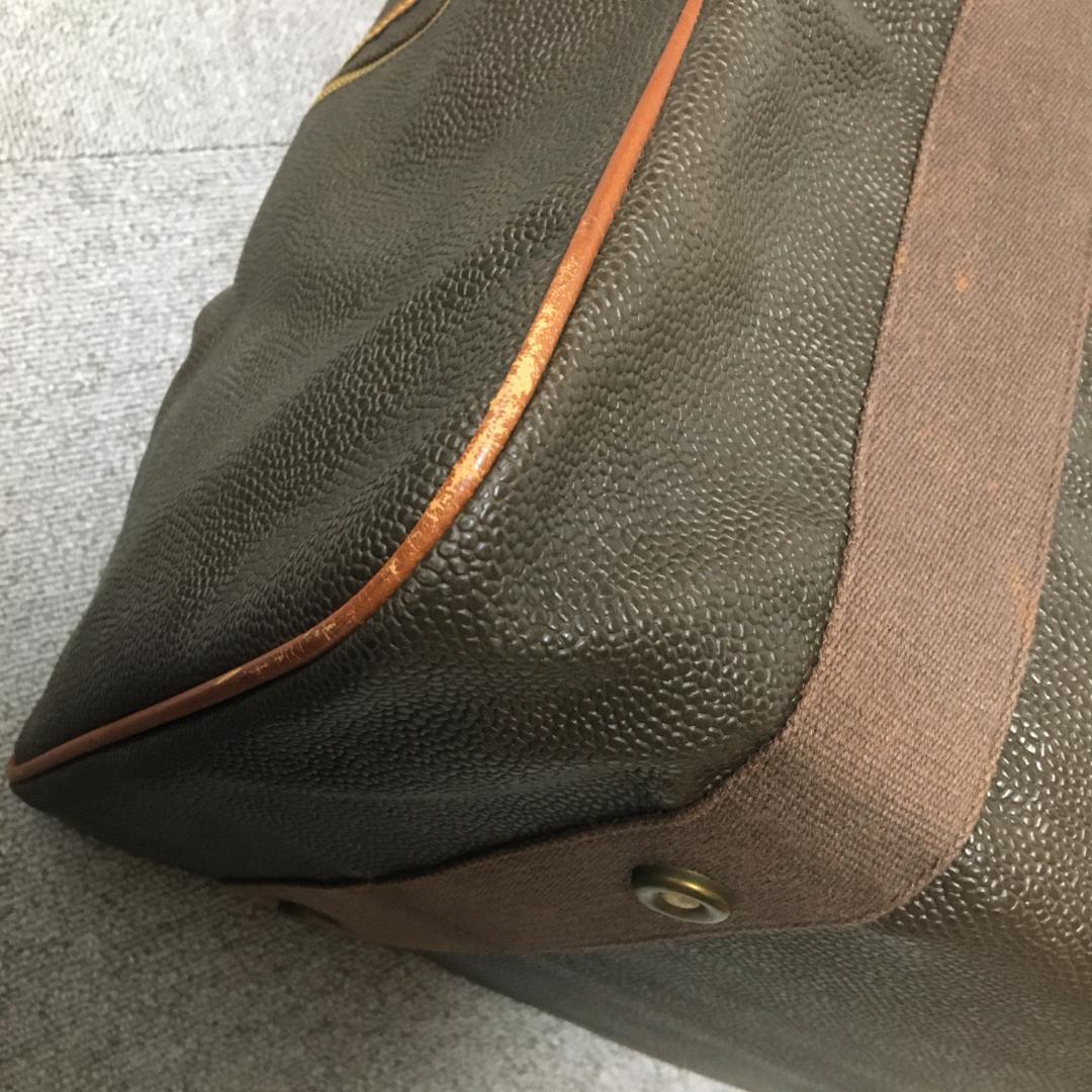 【未使用 汚れあり 南京錠本体欠品】Mulberry 長期保管 ボストンバッグ