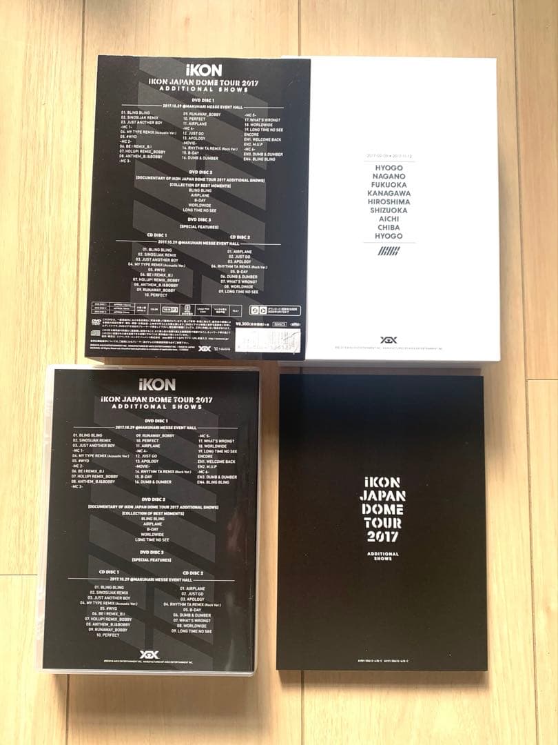 iKON JAPAN DOME TOUR 2017 ★CD2枚/DVD3枚