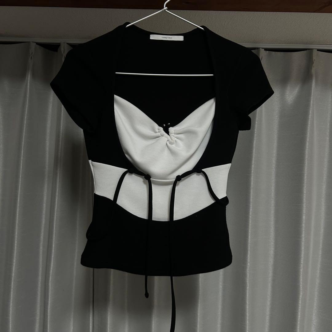 トップス theredthread S bicolor tops