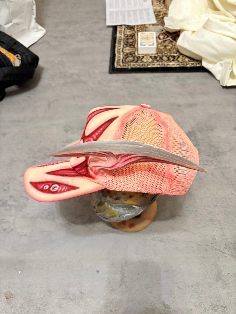 ハンドメイド　リメイク　キャップswag