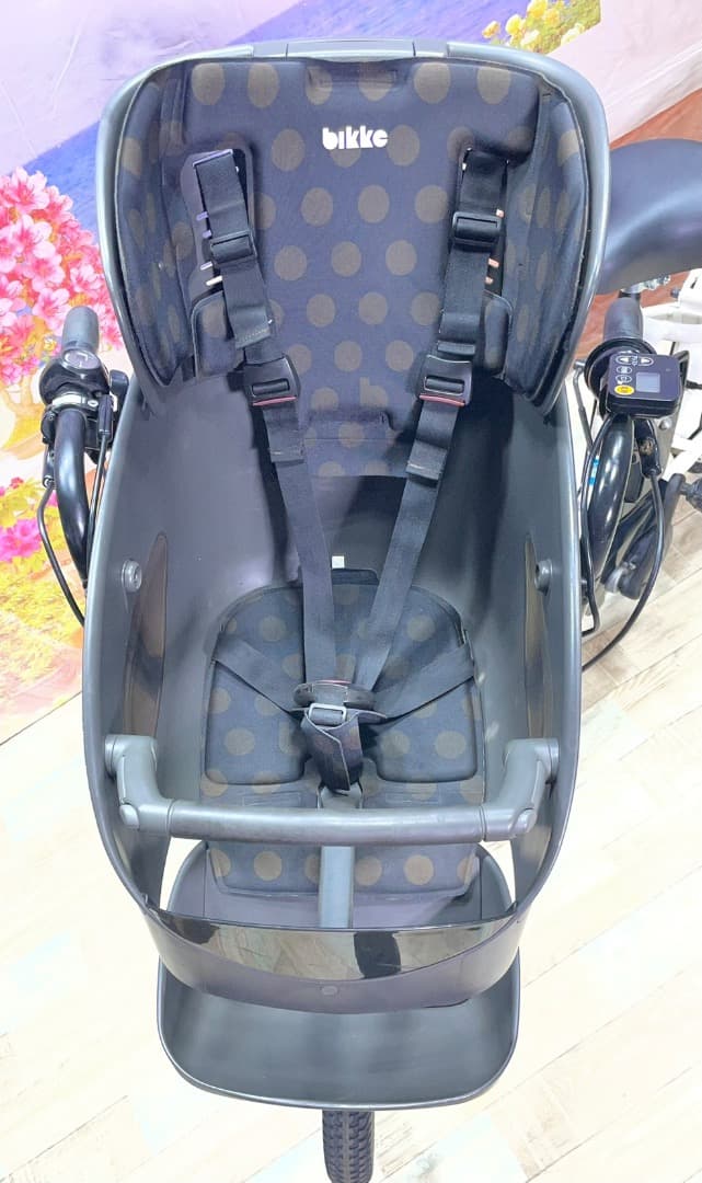 超人気！BIKKEビッケ12AH！⭐️子供乗せ電動アシスト自転車Y3575