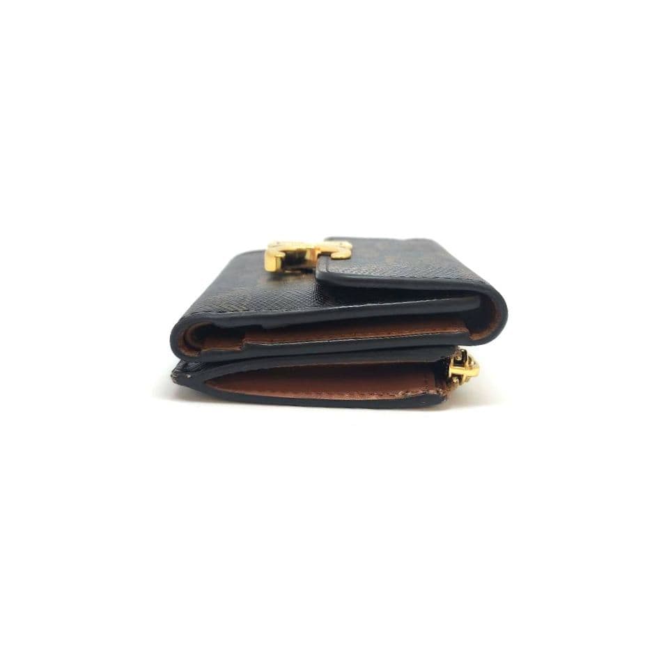 CELINE　セリーヌ　三つ折り財布　トリオンフ　黒 　ブラック