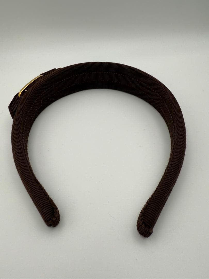 e*）様 極美品　フェラガモ　カチューシャ　ブラウン