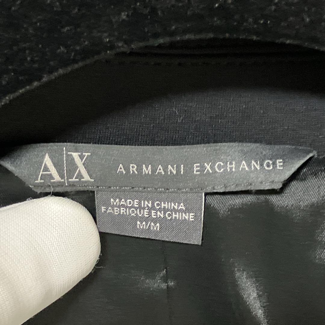 【美品】【ARMANI】テーラードジャケット　ブラック　2B ビジネス　スーツ