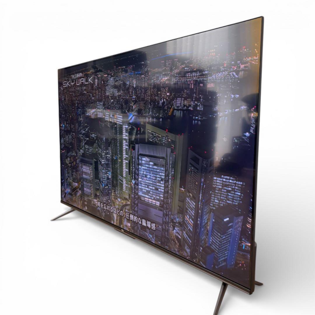 Google搭載 50V型 4Kチューナー内蔵スマートTV＜TCL＞50P745