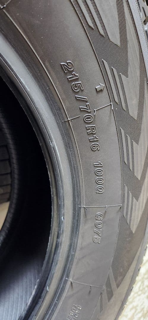 2020年　215/70r16 ヨコハマアイスガード G075　その①